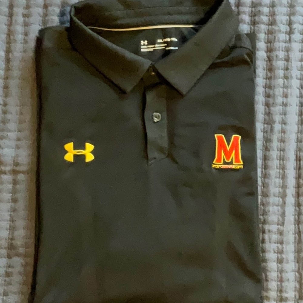 University of Maryland Under Armour Polo – HEATGEAR
